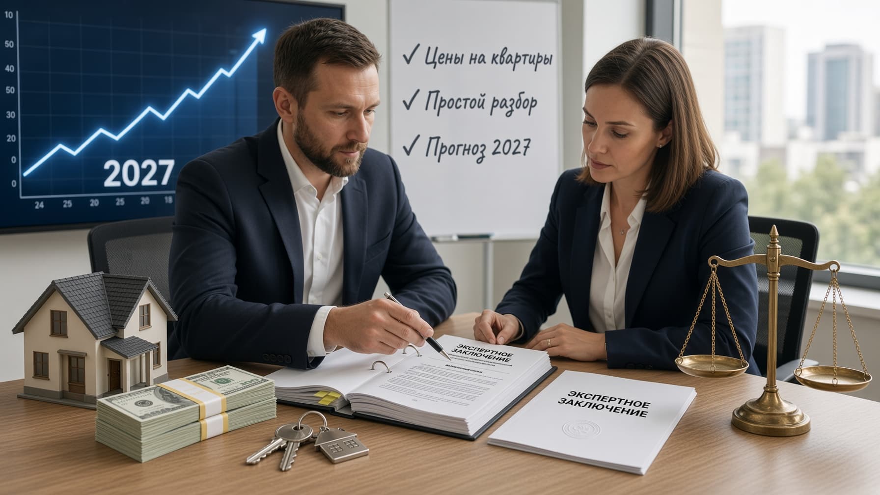 Рынок недвижимости 2027: прогноз цен на квартиры и риски для покупателей